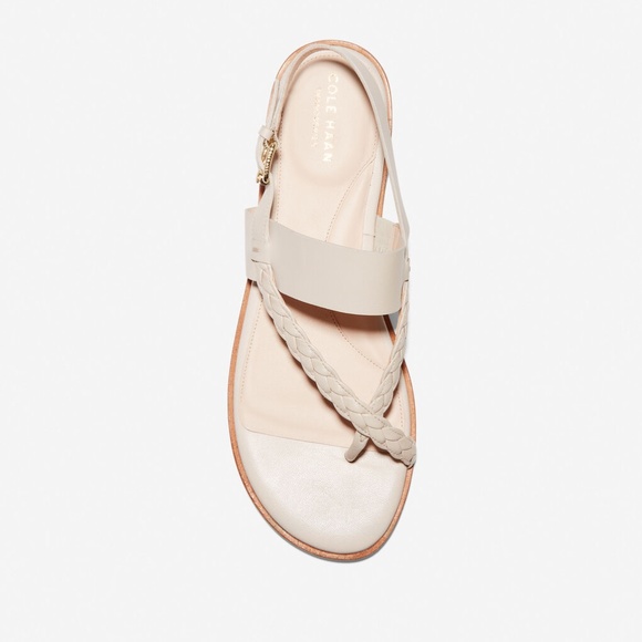 Cole Haan Anica Leather Slingback Thong Sandals - Picture 2 of 7